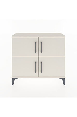 Arges Şifonyer 3 Raflı 4 Kapaklı 88x30x80 Aytaşı-Aytaşı