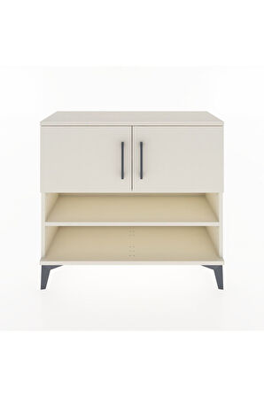 Arges Şifonyer 3 Raflı 2 Kapaklı 88x30x80 Aytaşı-Aytaşı