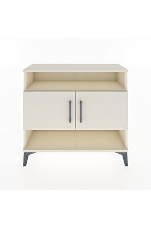 Arges Şifonyer 3 Raflı 2 Kapaklı 88x30x80 Aytaşı-Aytaşı