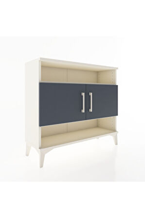 Arges Şifonyer 3 Raflı 2 Kapaklı 88x30x80 Aytaşı-Antrasit