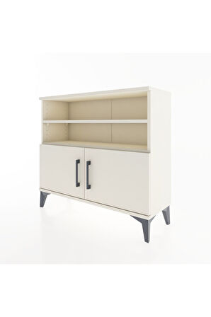 Arges Şifonyer 3 Raflı 2 Kapaklı 88x30x80 Aytaşı-Aytaşı