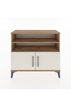Arges Şifonyer 3 Raflı 2 Kapaklı 88x30x80 Çam-Aytaşı