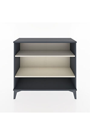 Arges Şifonyer 2 Raflı 88x30x80 Antrasit-Aytaşı