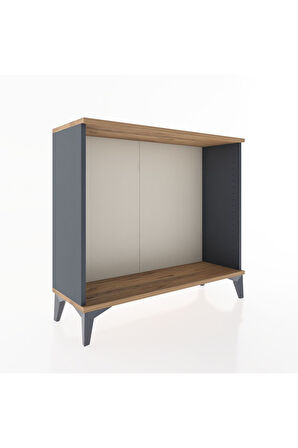 Arges Şifonyer 88x30x80 Antrasit-Çam