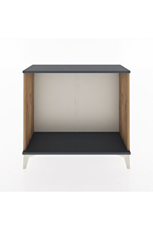 Arges Şifonyer 88x30x80 Çam-Antrasit