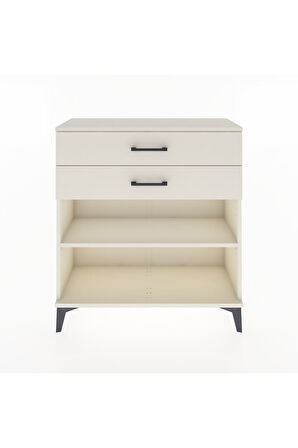 Arges Şifonyer Tek Raflı 2 Çekmeceli 88x30x96 Aytaşı-Aytaşı