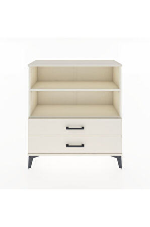 Arges Şifonyer 2 Raflı 2 Çekmeceli 88x30x96 Aytaşı-Aytaşı