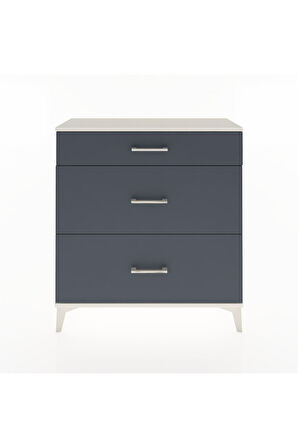 Arges Şifonyer 3 Çekmeceli 88x30x96 Aytaşı-Antrasit