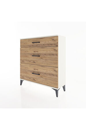 Arges Şifonyer 3 Çekmeceli 88x30x96 Aytaşı-Çam