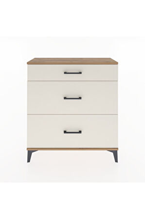 Arges Şifonyer 3 Çekmeceli 88x30x96 Çam-Aytaşı