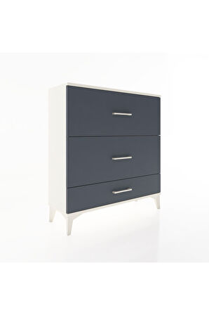 Arges Şifonyer 3 Çekmeceli 88x30x96 Aytaşı-Antrasit