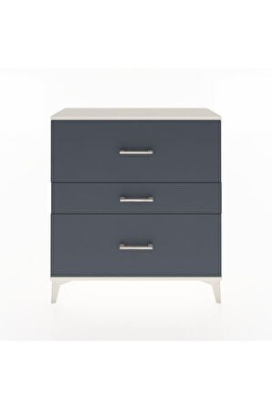 Arges Şifonyer 3 Çekmeceli 88x30x96 Aytaşı-Antrasit