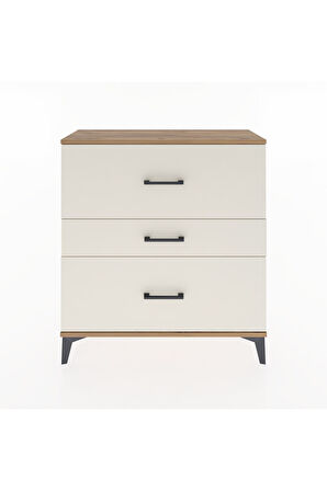 Arges Şifonyer 3 Çekmeceli 88x30x96 Çam-Aytaşı