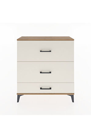 Arges Şifonyer 3 Çekmeceli 88x30x96 Çam-Aytaşı