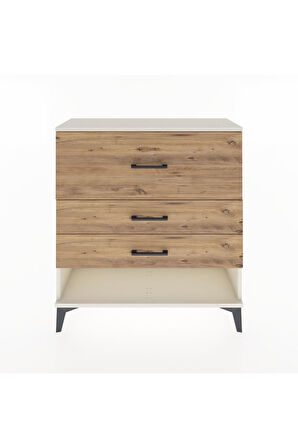 Arges Şifonyer 3 Çekmeceli 88x30x96 Aytaşı-Çam