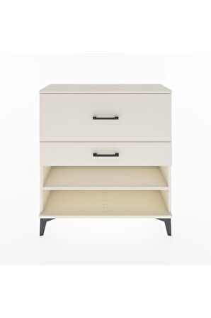Arges Şifonyer Tek Raflı 2 Çekmeceli 88x30x96 Aytaşı-Aytaşı