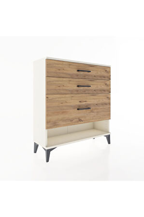 Arges Şifonyer 3 Çekmeceli 88x30x96 Aytaşı-Çam