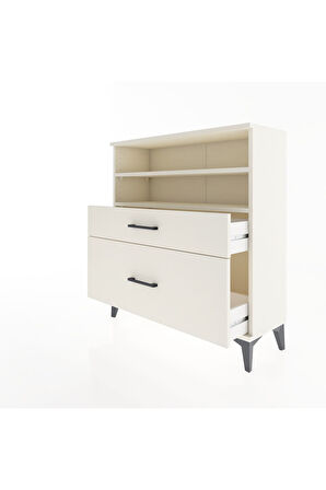 Arges Şifonyer 2 Raflı 2 Çekmeceli 88x30x96 Aytaşı-Aytaşı