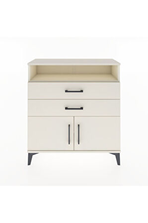 Arges Şifonyer 2 Raflı 2 Çekmeceli 2 Kapaklı 88x30x96 Aytaşı-Aytaşı