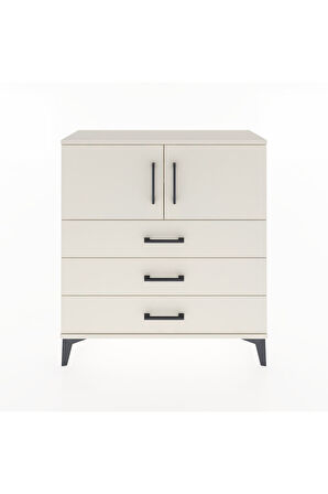 Arges Şifonyer 2 Raflı 3 Çekmeceli 2 Kapaklı 88x30x96 Aytaşı-Aytaşı