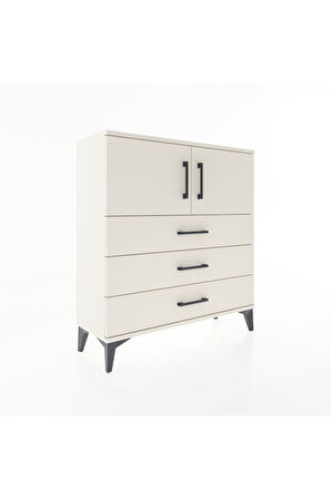 Arges Şifonyer 2 Raflı 3 Çekmeceli 2 Kapaklı 88x30x96 Aytaşı-Aytaşı