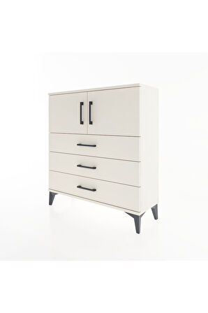 Arges Şifonyer 2 Raflı 3 Çekmeceli 2 Kapaklı 88x30x96 Aytaşı-Aytaşı