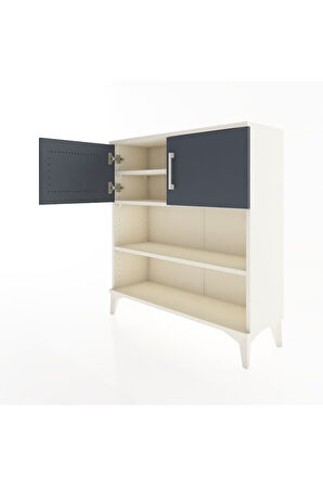 Arges Şifonyer 3 Raflı 2 Kapaklı 88x30x96 Aytaşı-Antrasit