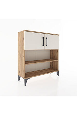 Arges Şifonyer 3 Raflı 2 Kapaklı 88x30x96 Çam-Aytaşı
