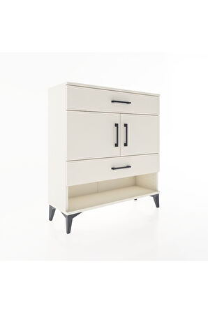 Arges Şifonyer 2 Raflı 2 Çekmeceli 2 Kapaklı 88x30x96 Aytaşı-Aytaşı