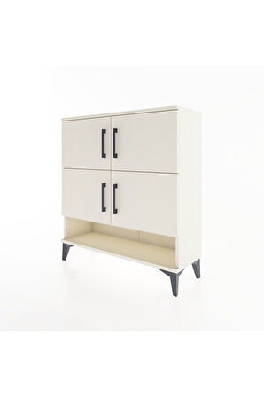 Arges Şifonyer 4 Raflı 4 Kapaklı 88x30x96 Aytaşı-Aytaşı