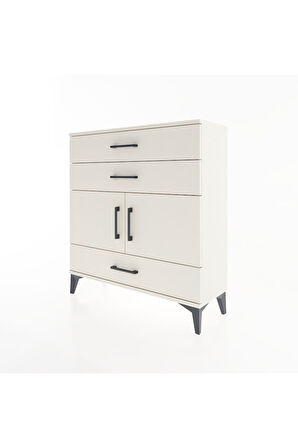 Arges Şifonyer 2 Raflı 3 Çekmeceli 2 Kapaklı 88x30x96 Aytaşı-Aytaşı