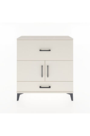 Arges Şifonyer 2 Raflı 2 Çekmeceli 2 Kapaklı 88x30x96 Aytaşı-Aytaşı