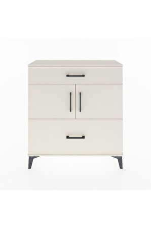 Arges Şifonyer 2 Raflı 2 Çekmeceli 2 Kapaklı 88x30x96 Aytaşı-Aytaşı