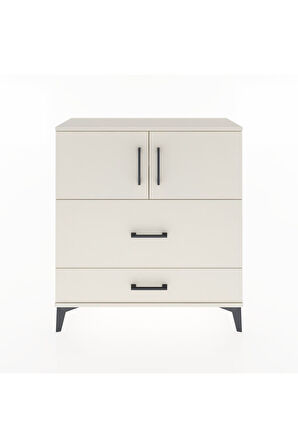 Arges Şifonyer 2 Raflı 2 Çekmeceli 2 Kapaklı 88x30x96 Aytaşı-Aytaşı