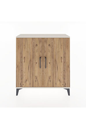Arges Şifonyer 2 Raflı 2 Kapaklı 88x30x96 Aytaşı-Çam
