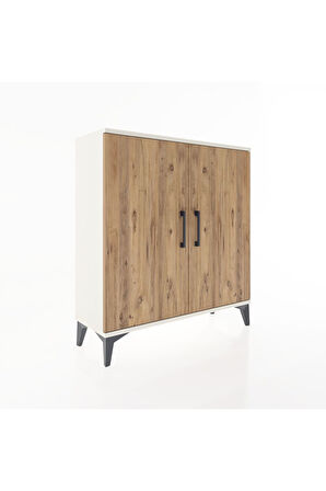 Arges Şifonyer 2 Raflı 2 Kapaklı 88x30x96 Aytaşı-Çam