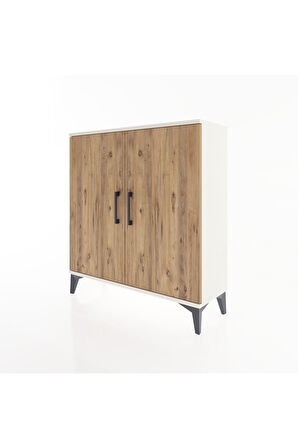 Arges Şifonyer 2 Raflı 2 Kapaklı 88x30x96 Aytaşı-Çam