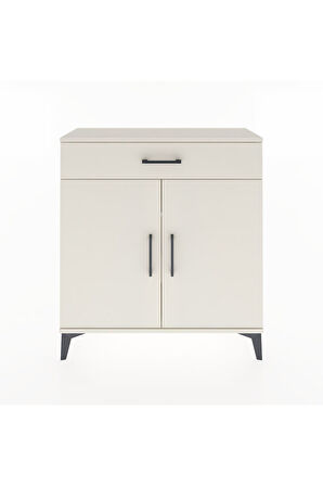 Arges Şifonyer 2 Raflı Tek Çekmeceli 2 Kapaklı 88x30x96 Aytaşı-Aytaşı