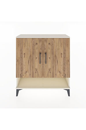 Arges Şifonyer 3 Raflı 2 Kapaklı 88x30x96 Aytaşı-Çam