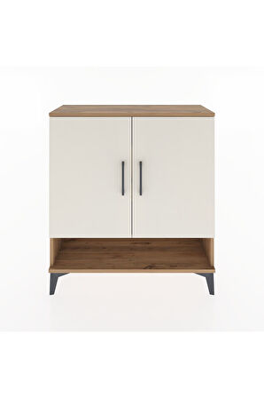 Arges Şifonyer 3 Raflı 2 Kapaklı 88x30x96 Çam-Aytaşı