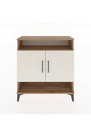 Arges Şifonyer 3 Raflı 2 Kapaklı 88x30x96 Çam-Aytaşı