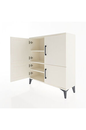 Arges Şifonyer 3 Raflı 4 Kapaklı 88x30x96 Aytaşı-Aytaşı