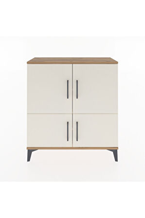 Arges Şifonyer 3 Raflı 4 Kapaklı 88x30x96 Çam-Aytaşı