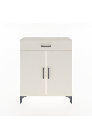 Arges Şifonyer Tek Raflı Tek Çekmeceli 2 Kapaklı 88x30x106 Aytaşı-Aytaşı