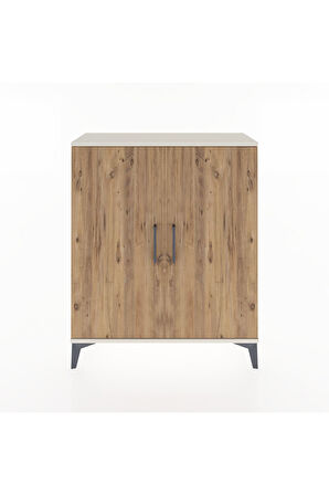 Arges Şifonyer 2 Raflı 2 Kapaklı 88x30x106 Aytaşı-Çam