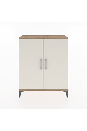 Arges Şifonyer 2 Raflı 2 Kapaklı 88x30x106 Çam-Aytaşı