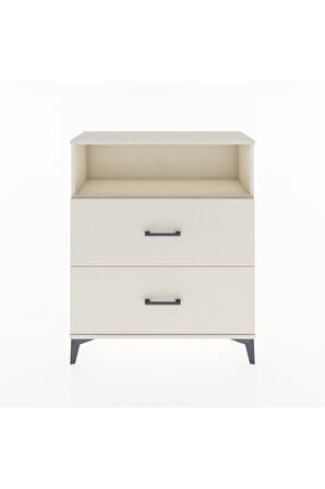 Arges Şifonyer Tek Raflı 2 Çekmeceli 88x30x106 Aytaşı-Aytaşı