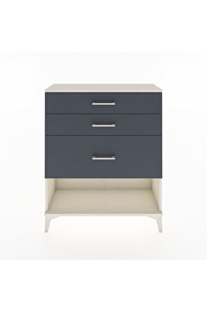 Arges Şifonyer 3 Çekmeceli 88x30x106 Aytaşı-Antrasit