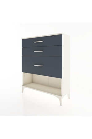 Arges Şifonyer 3 Çekmeceli 88x30x106 Aytaşı-Antrasit