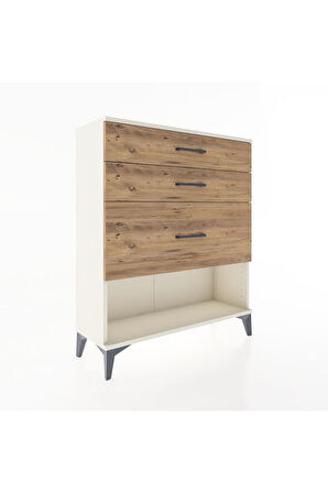 Arges Şifonyer 3 Çekmeceli 88x30x106 Aytaşı-Çam